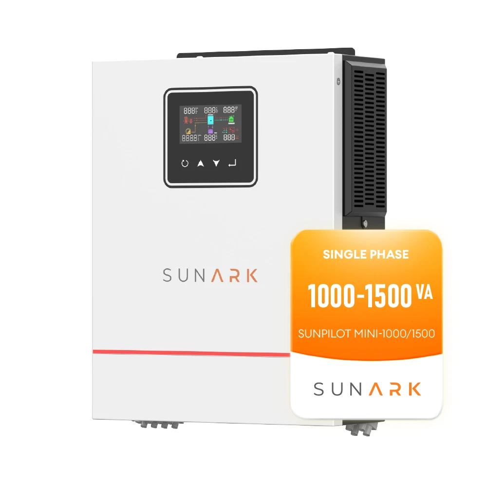 SunArk Off Grid PV Inverters 1000VA 1500VA 1Kw 2Kw Single Phase Solar Power Mini Inverter