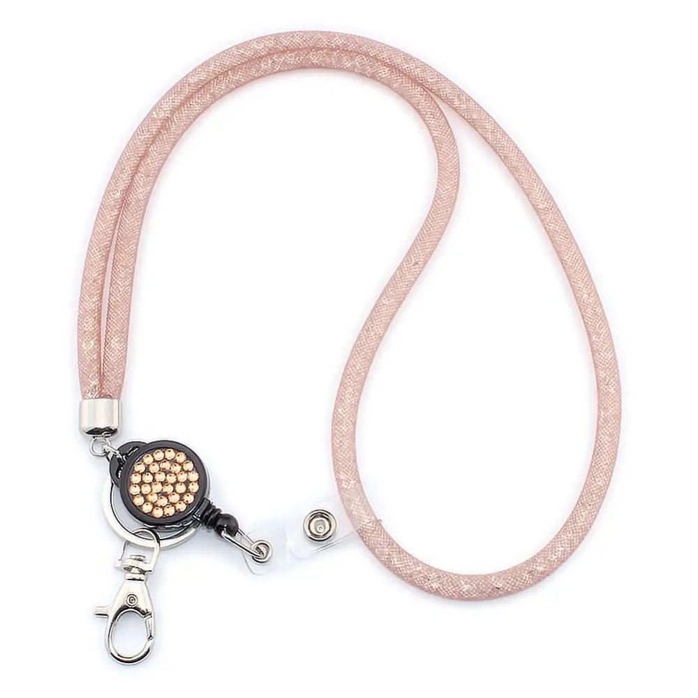 Portable Girl Multi Color Id Holde For Keys Keyring Phone Strap Lanyard Retractable Lanyard