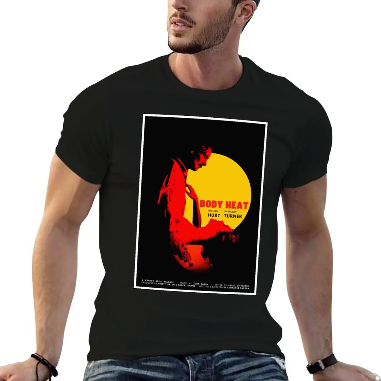 

Body Heat (1981) - Movie poster design T-Shirt kawaii clothes blacks man clothes blanks funny t shirts men