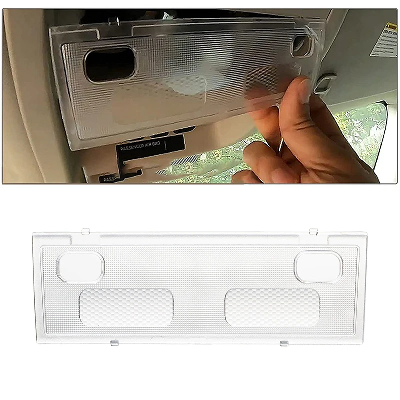 Car Front Overhead Dome Light Cover Clear Len For Chevrolet Tahoe Suburban 1500 2500 3500 HD Avalanche For GMC Envoy Yukon XL