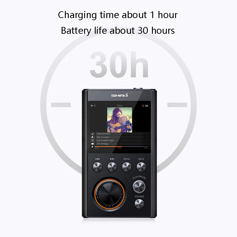 مشغل موسيقى Audiophile Mp3 Walkman يدعم Dsd256 Cue Split Track 24bit 192khz خط تشغيل فك التشفير بدون فقدان مخرج مزدوج #2