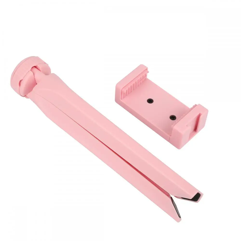 Desktop Triangle Bracket Pocket With Phone Clamp Rotating Adjustable Foldable For Smartphones Mobile Phone Stand Portable Mini