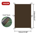 Brown 210 140cm