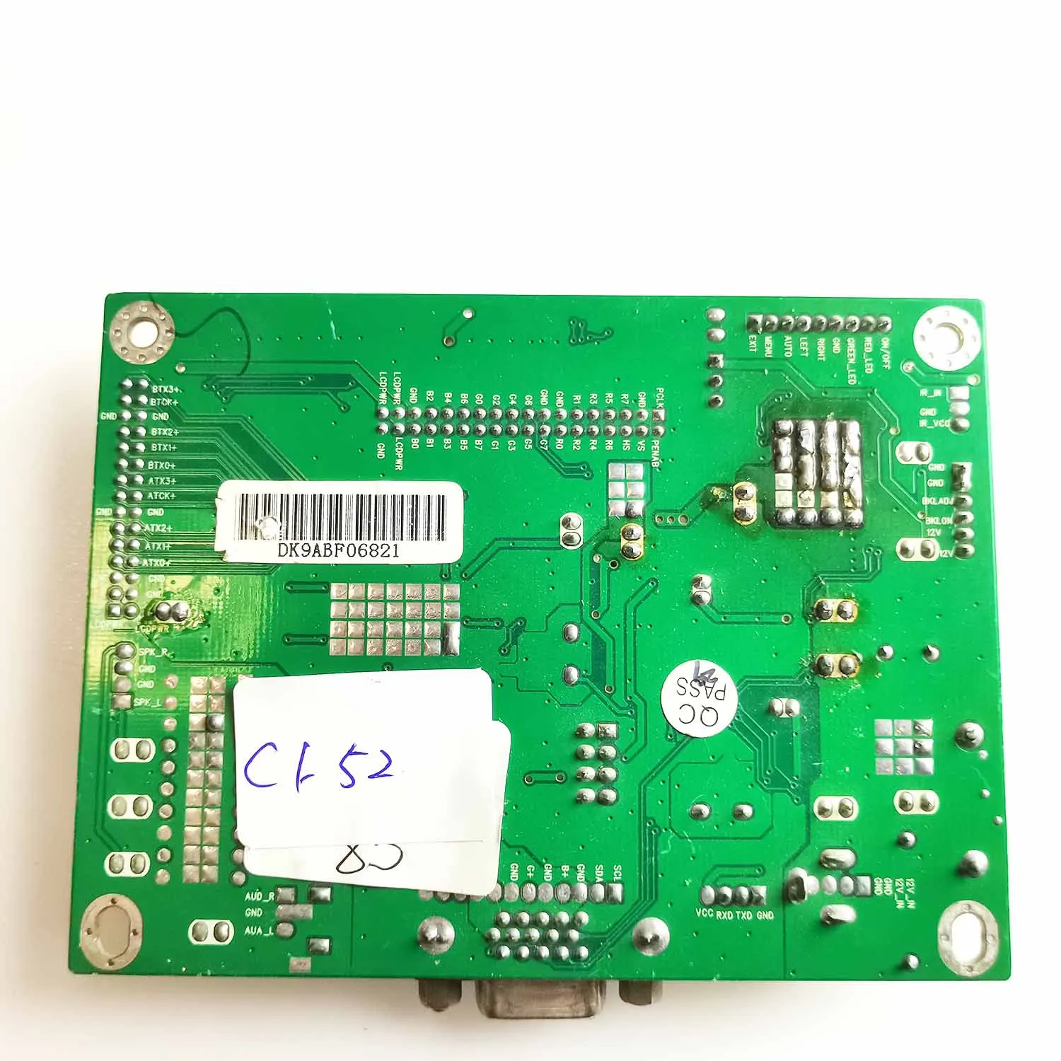 Top-Tech Computer Driver Board, 17 "tela frontal, E213371, 2033B, V3.20B