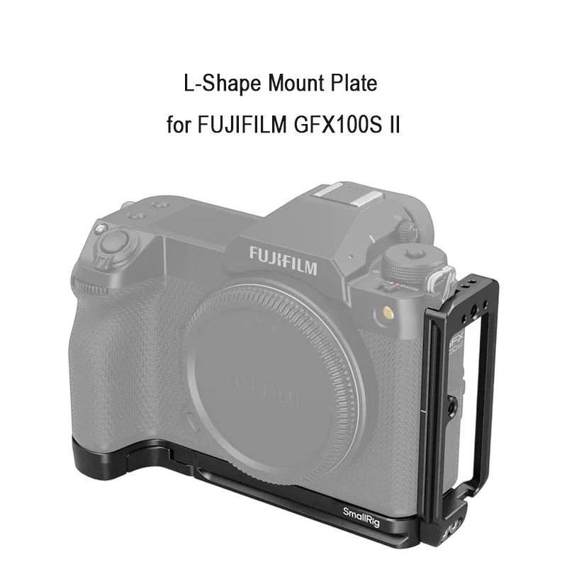 2026 For SmallRig 4716 GFX100S II L Grip L-Shape Mount Plate for FUJIFILM with Dual Arca- Quick Release Plate