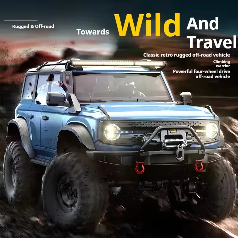 Professional 57CM 1/10 RC Crawler 4WD RTR Off-road Car with LED Electric Remote Control Climbing Rock Buggy Vehicle for Adult To