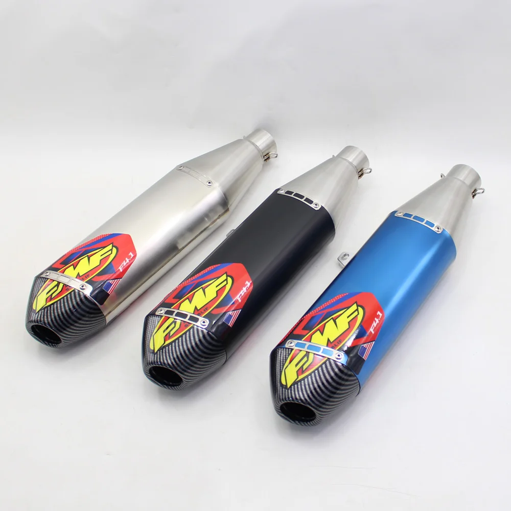 

Length 490mm Inlet 51mm Motorcycle Exhaust Pipe Muffler FMF 4T Escape Moto Universal with DB Killer