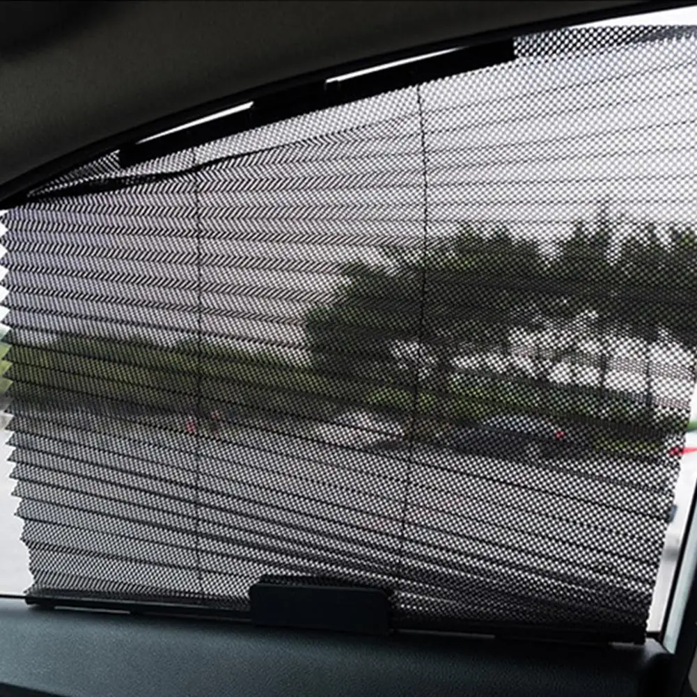 Car Side Window Sun Shade Retracted Sunshades Mesh UV Protection Curtains Auto Truck Summer Protector Window Film Trim - Image 5