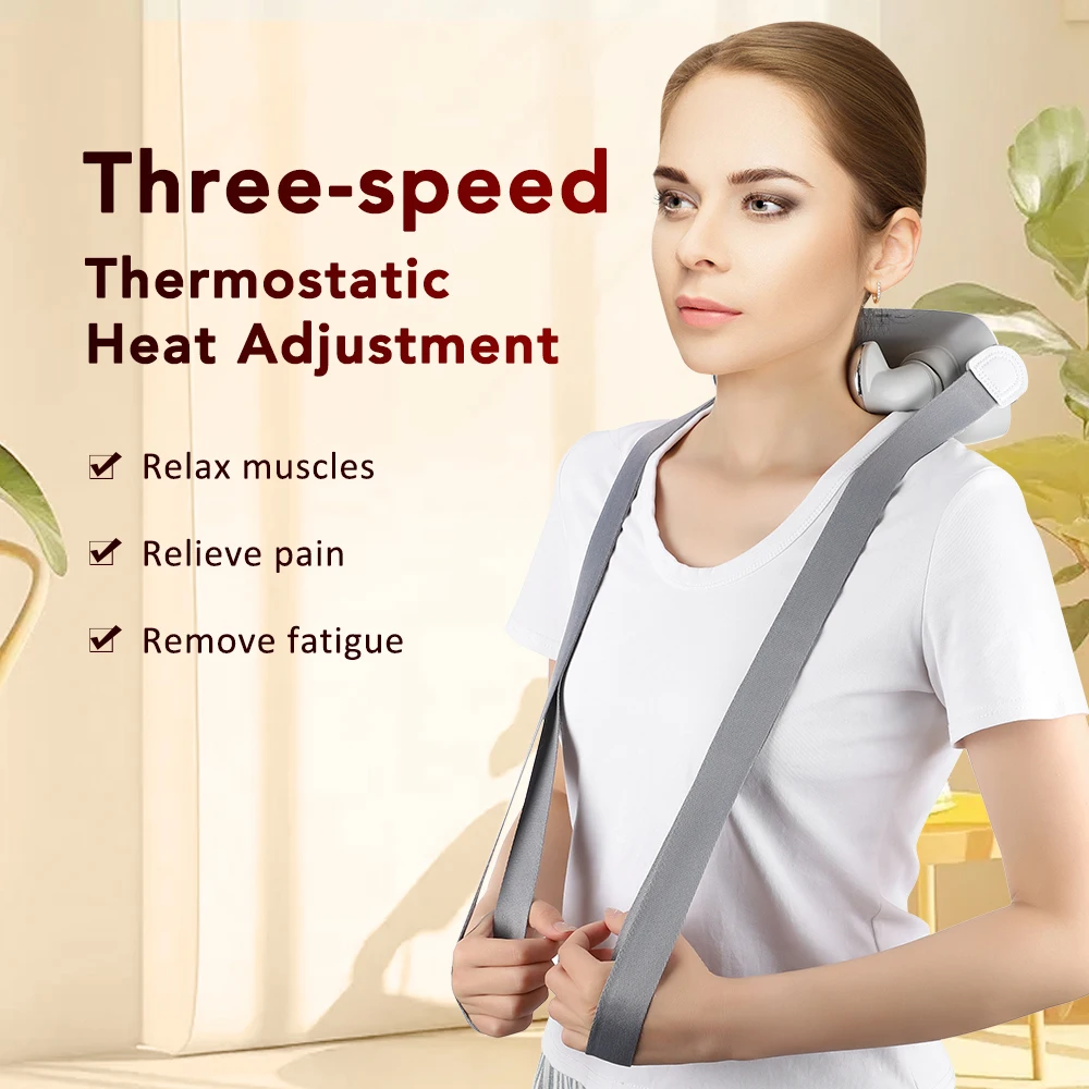 Neck Massager Back Shoulder Massager for Muscle Relax Multifunctional Neck And Shoulder Relaxing Massage Shawl Massaging body