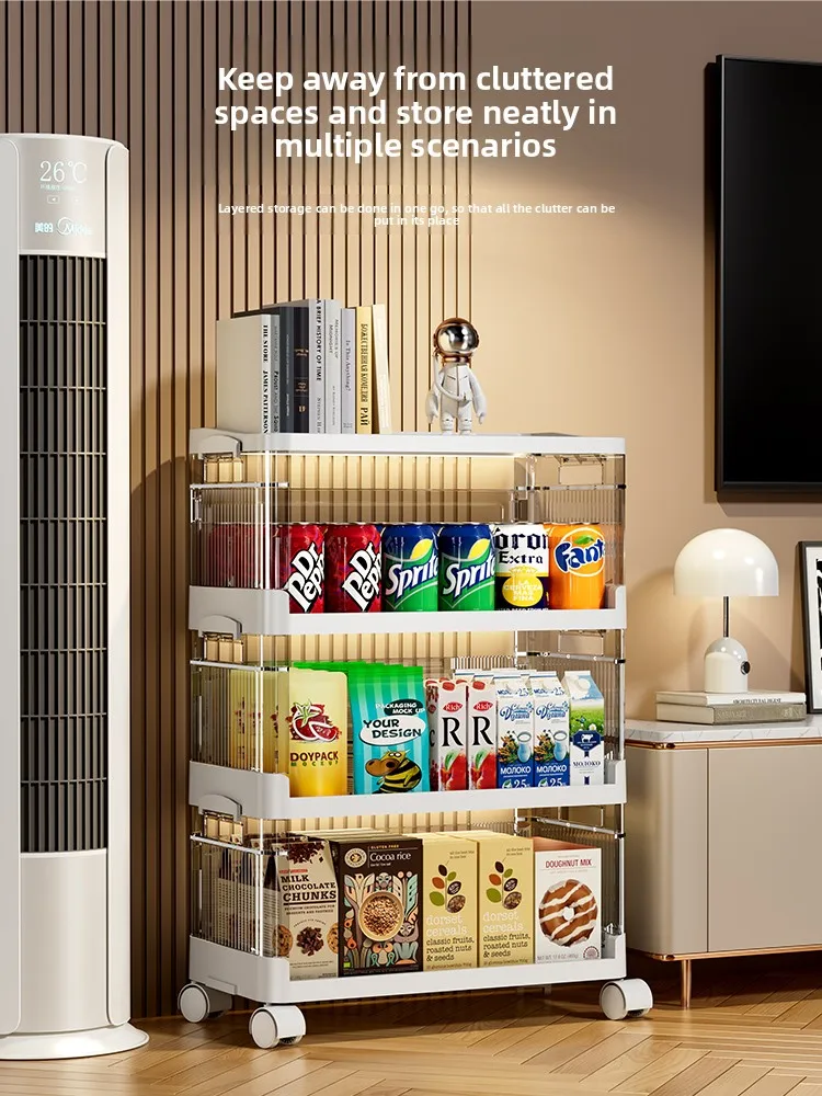 

Пластиковый многоярусный стеллаж для хранения, органайзер для игрушек, тележка для ванной, коробка для игрушек, органайзер для дома, спальни, гостиной, универсальная полка