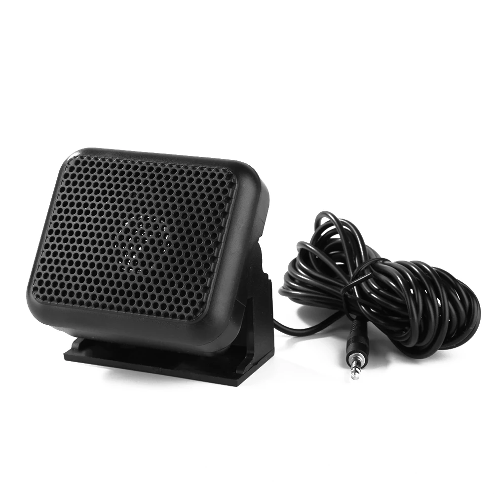 NSP-100 Mini External Speaker 3.5mm Two-Way for Yaesu FT-847 FT-920 FT-950 FT-2000 CB Car Mobile Radio Walkie Talkie Loudspeaker