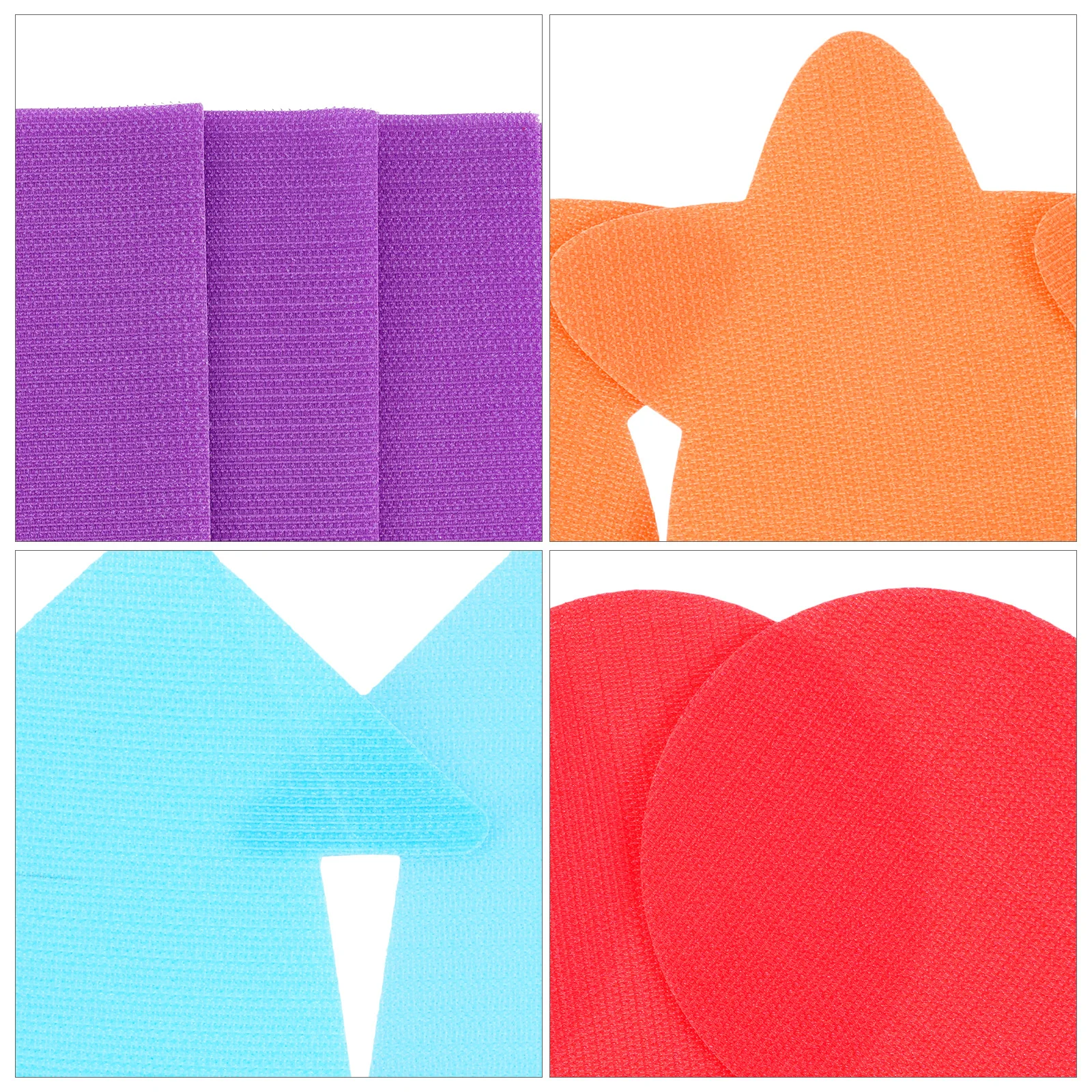 

40Pcs Carpet Markers Colorful Star Shape Self Adhesive Educational Floor Spots for Classroom
