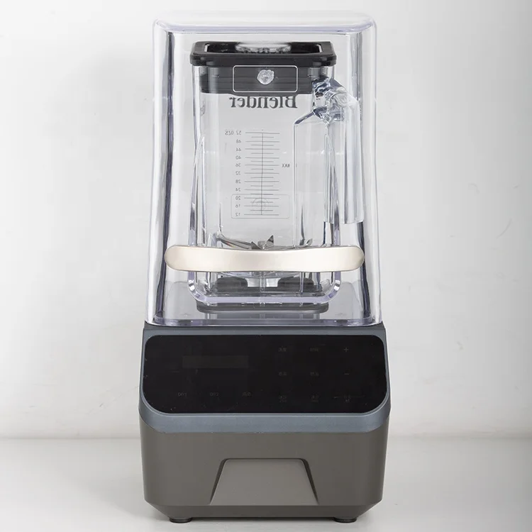 Industrial-Grade NSF-Certified Commercial Blender 3HP Motor Overload Protection Agitator Liquid New SUS304 Stainless Steel 2.0L