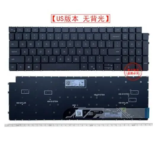 

US Keyboard For Dell Inspiron 15 3510 3511 P112F 3515 3525 P106F 7610 P107F 15 5515 7510 16 Plus 7610 No backlit