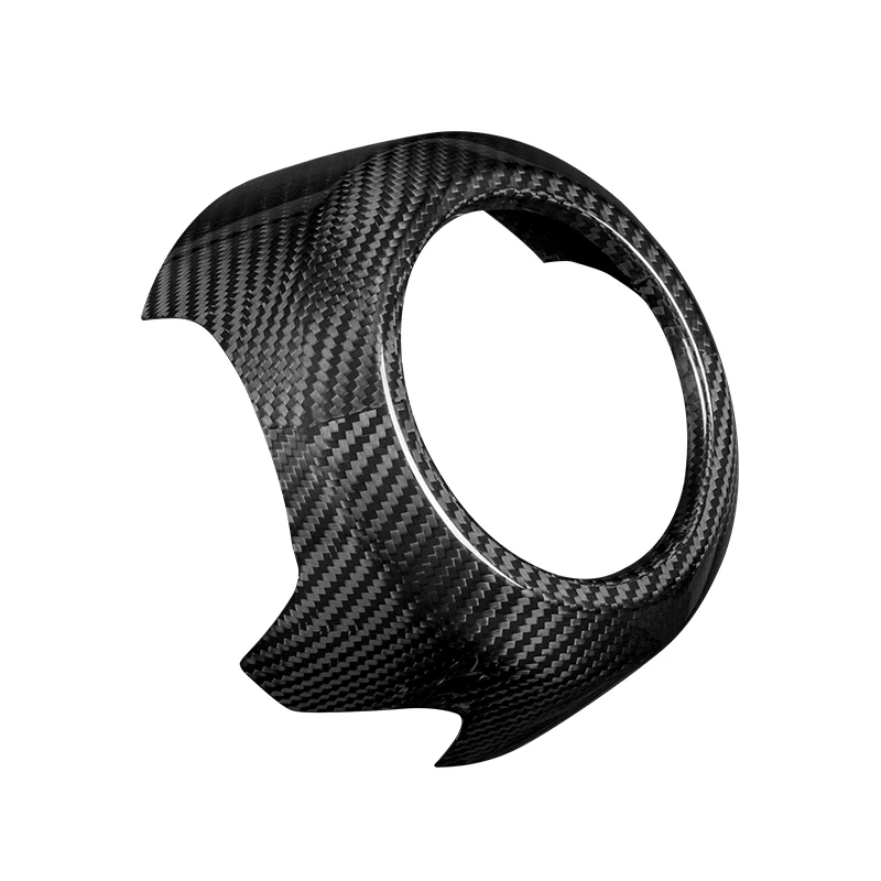 Car Steering Wheel Sticker Airbag Cover Carbon Fiber Decorative Accessories For BMW MINI Cooper F54 F55 F56 F60 R55 R56 R60 R61