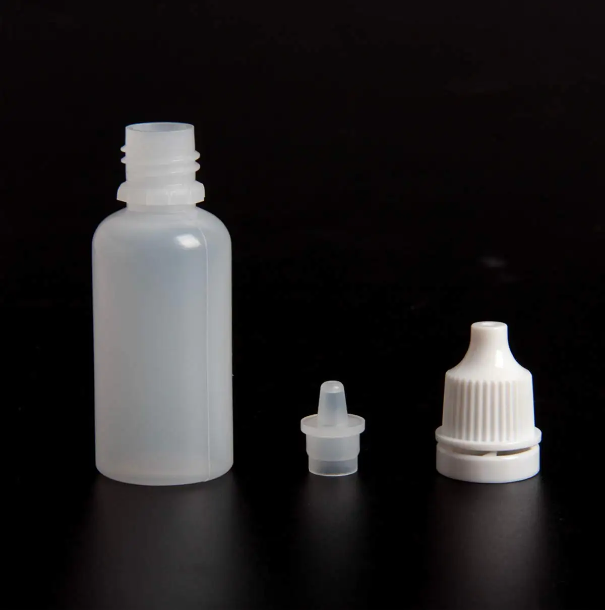 5PCS 5/10/15/20/30/50/100ml Plastic PE Dropper Drop Bottles Empty Applicator Drop Squeezable Eye Liquid Essential Oil Containers