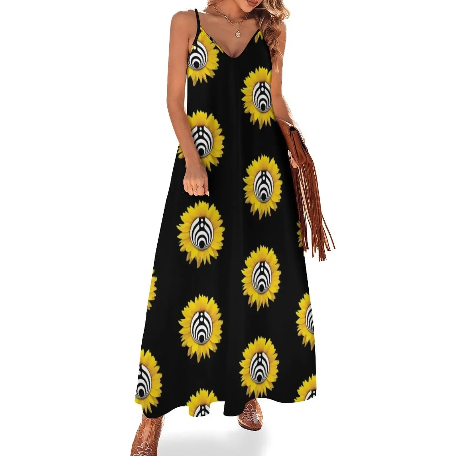 

Bass Drop Sunflower Sleeveless Dress dress for woman Women long dress elegant summer outfits for women 2024