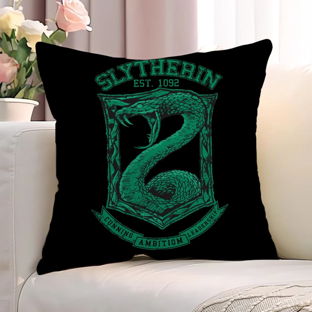 H-HogwartsS Decorative Cushion Cover Anime Pillow Cushions Home Decor Covers for Bed Pillows Pillowcase Sofa 45x45 Body Fall