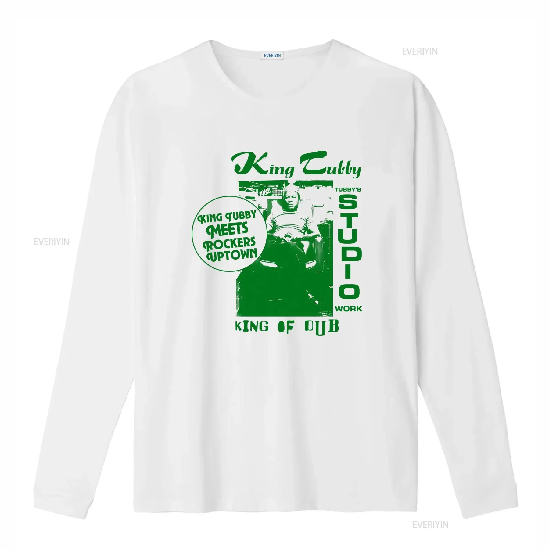 King Tubby Dub Rockers Uptown Heavyweight T Shirt Studio Work Design vintage Washed streetwear graphic designer clothes Casual