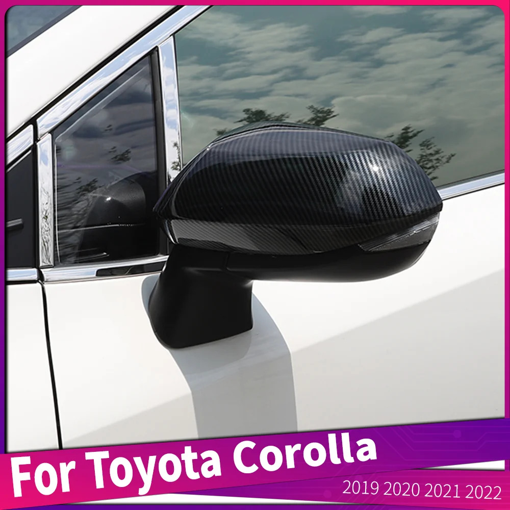 

Подходит для Toyota Corolla 2019 2020 2021 2022 ABS Материал заднего вида автомобиля Mirrr Trims рамка крышки