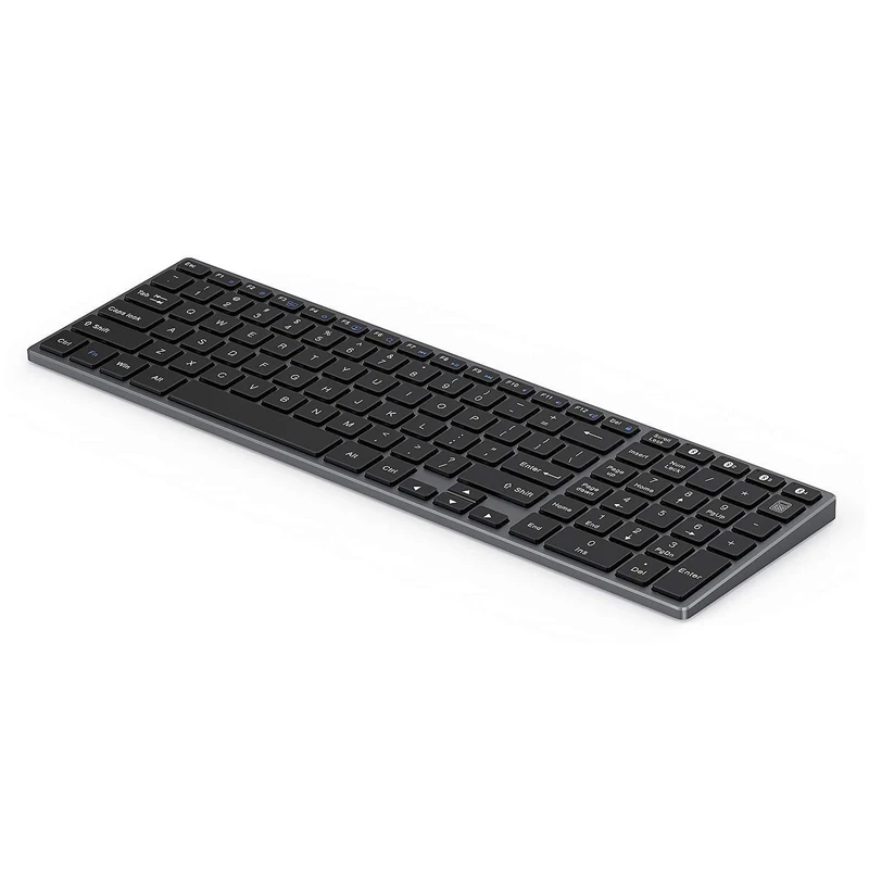 Bluetooth 5.0 Keyboard for iPad Tablet Laptop Compatible with for IOS Windows Metal Rechargeable Ultra Thin Keyboard