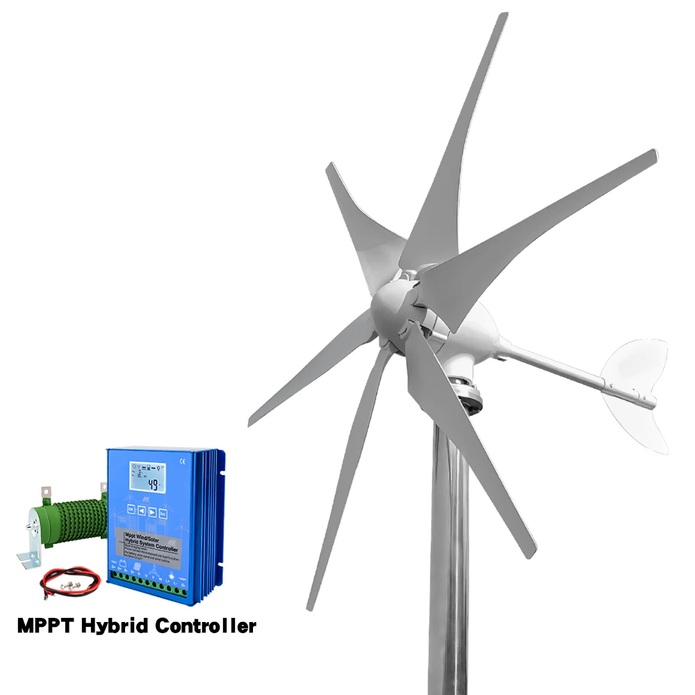 Polen levert snel 5000W nieuwe energie windturbines met zonnecelsysteem voor huishoudelijk gebruik 220V