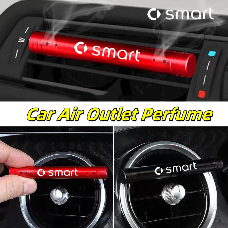 New Metal Car Air Freshener Perfume For Mercedes-Benz SMART Fortwo W213 450 451 453 Vito Citan A Calss BRABUS Auto Accessories