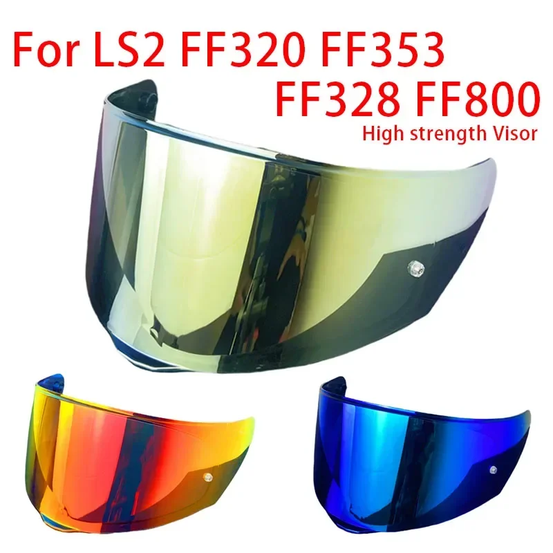 Visera para LS2 FF320 FF353 FF328 FF800 Motorcycle Helmet Visor UV Protection Full Face Helmet Motorcycle Accessories Shield Len