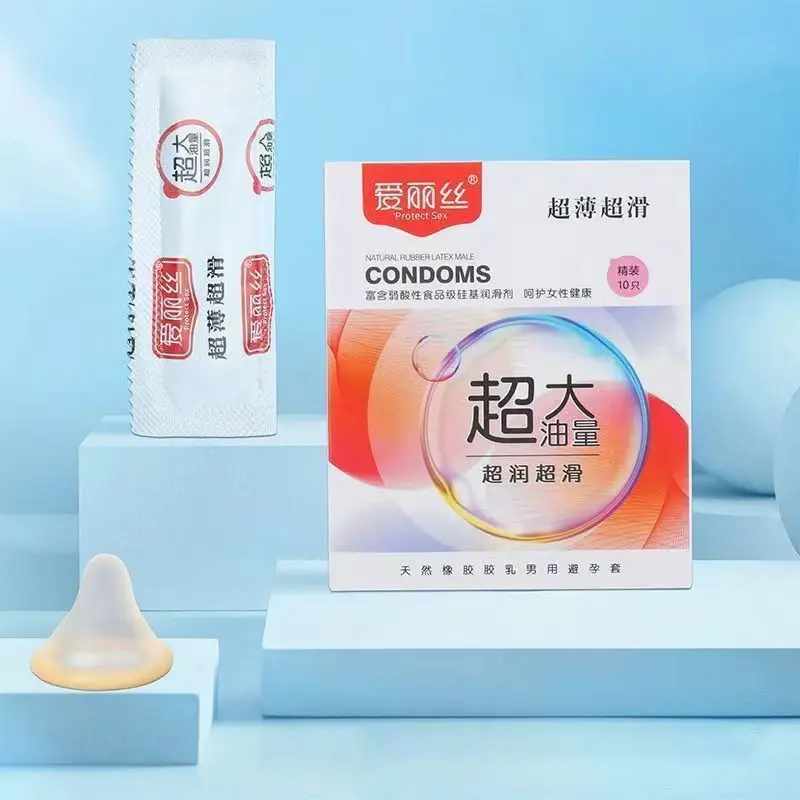 Fruit Condoms For Men 10 Pcs Natural Latex Thin Penis Sleeve Safe Preservativos Toys Adult Sex Products