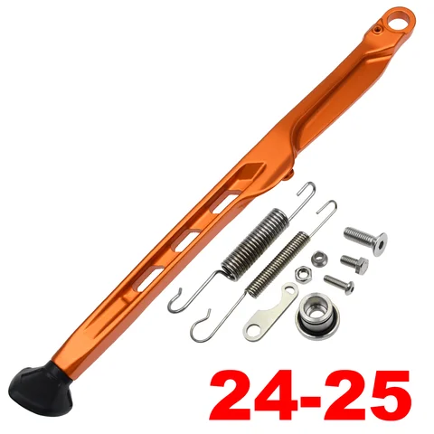 Алюминиевая Боковая Подножка + Комплект Пружин Для KTM EXC 300 EXCF XC XCF Six Days 150 250 300 350 450 500