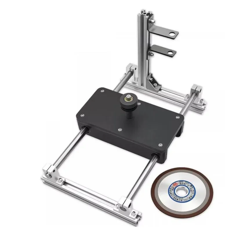 Saw Blade Sharpener, Multi-Function Angle Grinder Conversion Bracket, Fast Tooth Grinding, Woodworking Edge Sharpening Tool