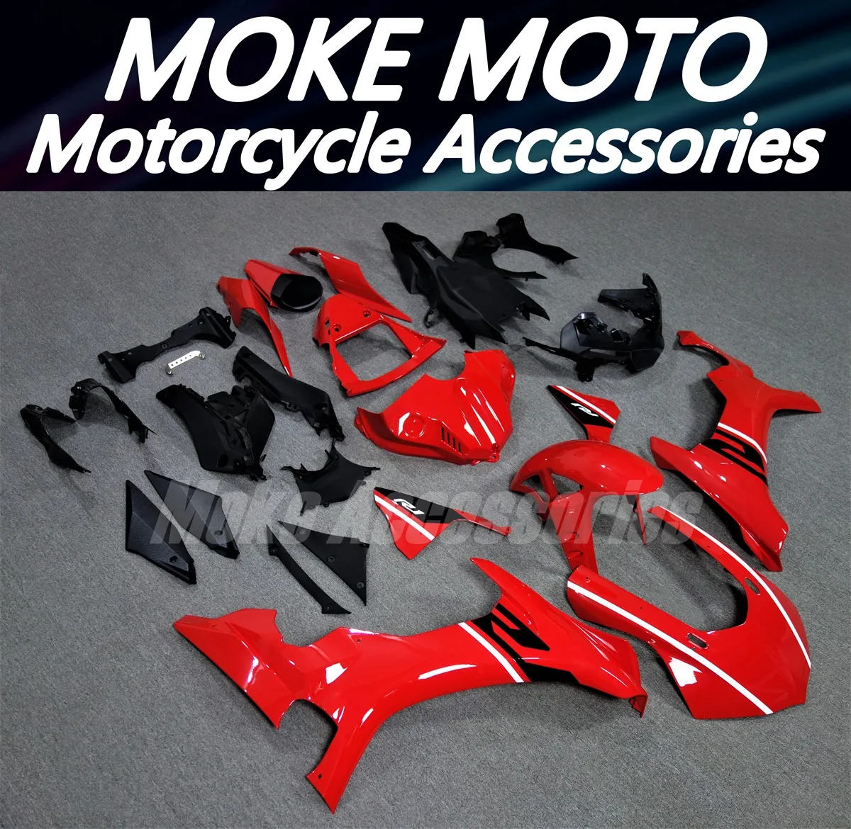 

Fairings Kit Fit For Yzf R1M R1 2015 2016 2017 2018 2019 Bodywork Set High Quality Abs Injection red/black