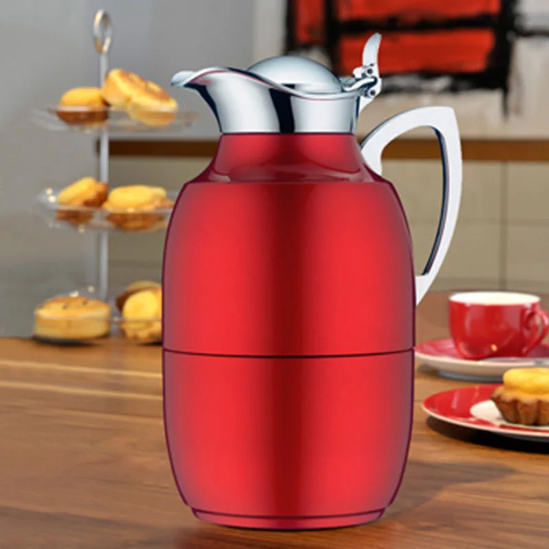 Black diamond chrome plated, European thermal insulation pot, coffee pot 1.0 liters