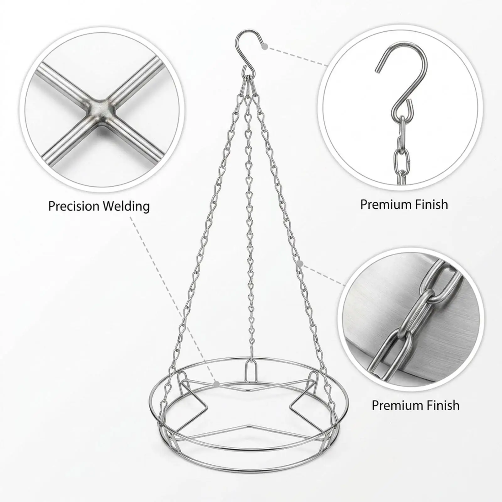 Adjustable Planter Insert for Pot Supplies Easy Setup Planter Pot Filler Large Tall Pots Plant Riser for Home Deck Patio Wedding