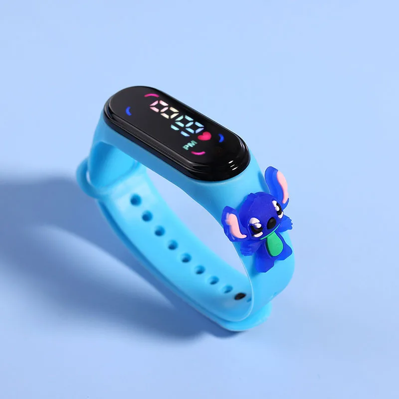 Disney Frozen Cartoon Waterdichte Kinderen Horloges Voor Kinderen Polshorloge Mode Student Led Elektronische Sport Meisje Horloge Geschenken Speelgoed