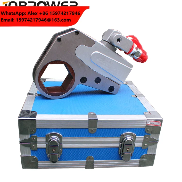 JOBPOWER Power Cylinder China 15000 Nm Price Hollow Low Profile Hydraulic Torque Wrench