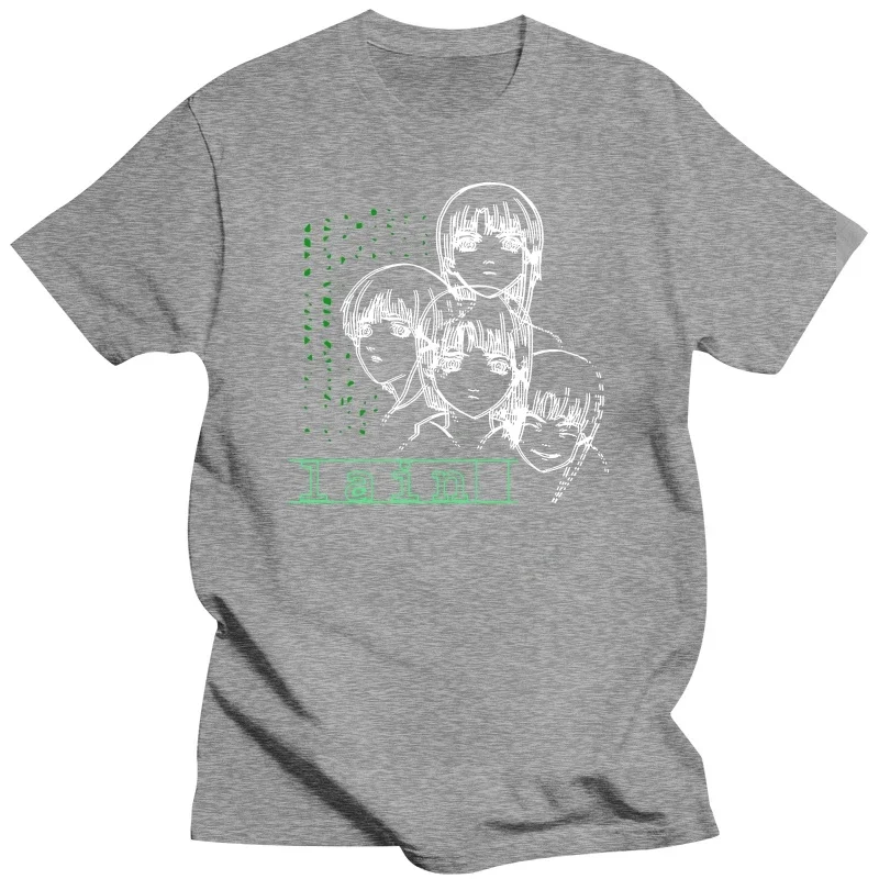 Popular Fashion Wears Trend Women Men Tee Serial Experiments Lain Print TShirts Oversize Tshirt Summer Oneck Couple Streetwear