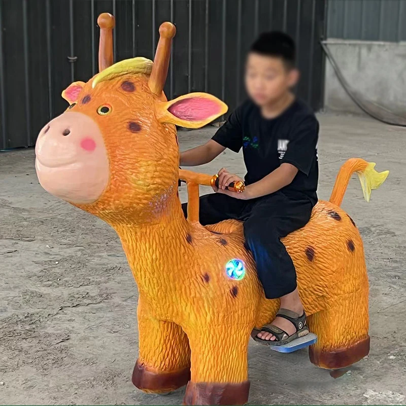 Monter un dinosaure électrique pour enfants, jeux de foire pour enfants