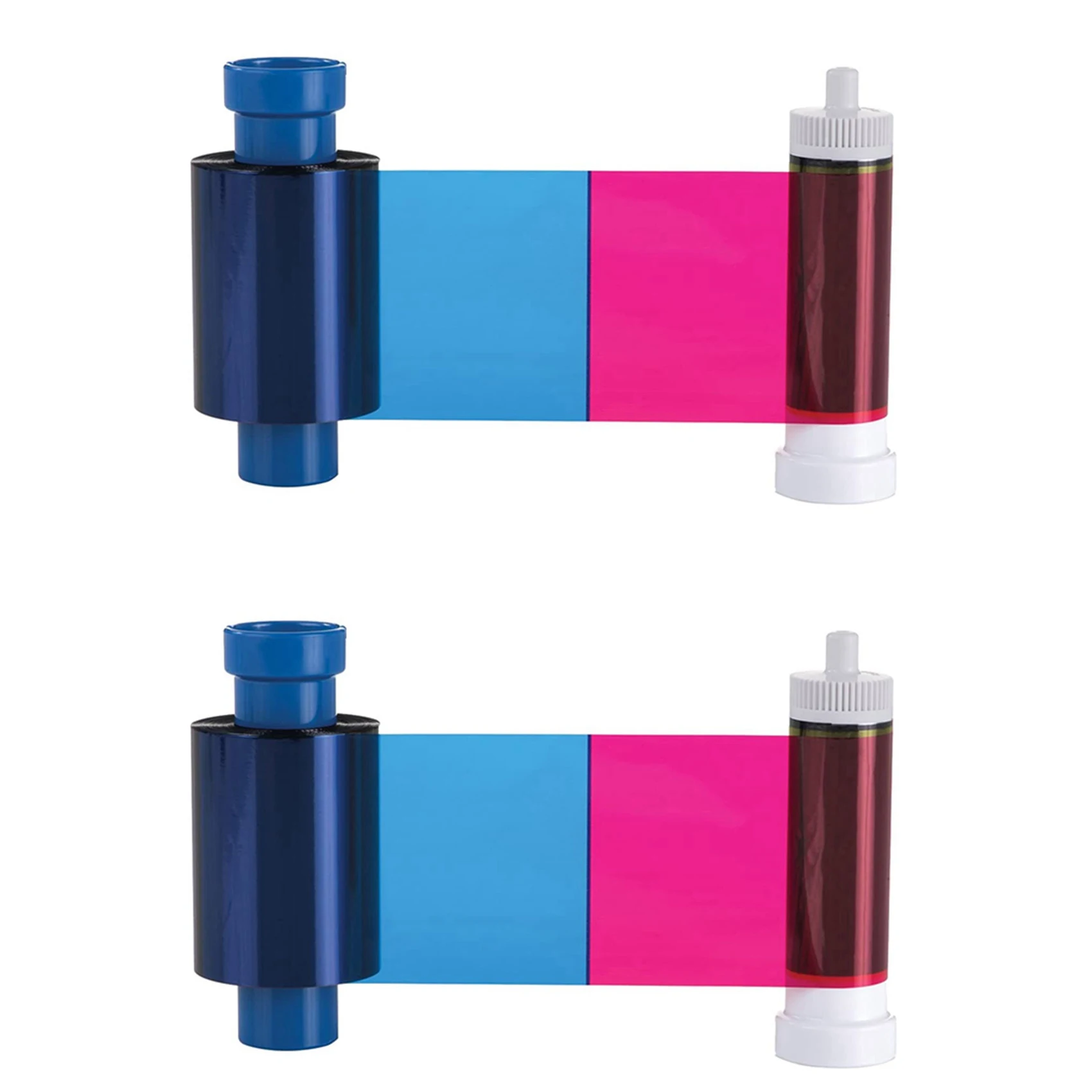 Exquisite-2X Suitable For Magicard Enduro, Enduro 2, Enduro MA300YMCKO Color Ribbon, Printer Accessories