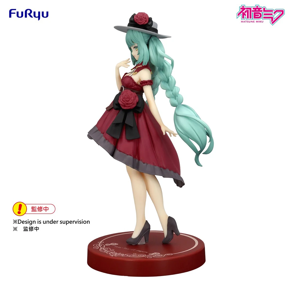 オリジナルフリュー-トリオ・トライ・イット-初音ミク-レッドドレスver-アクションフィギュア-素敵なコレクターズアイテム-ギフト-アニメモデル-装飾-19cm-ドール-ギフト