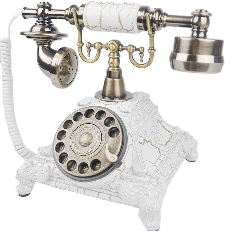 Antikes europäisches Telefon, Hochzeit, Party, Informationsaufzeichnung, Vintage-Nachrichtenbuch, Geburtstagsfeier, einzigartige Stimmsegen