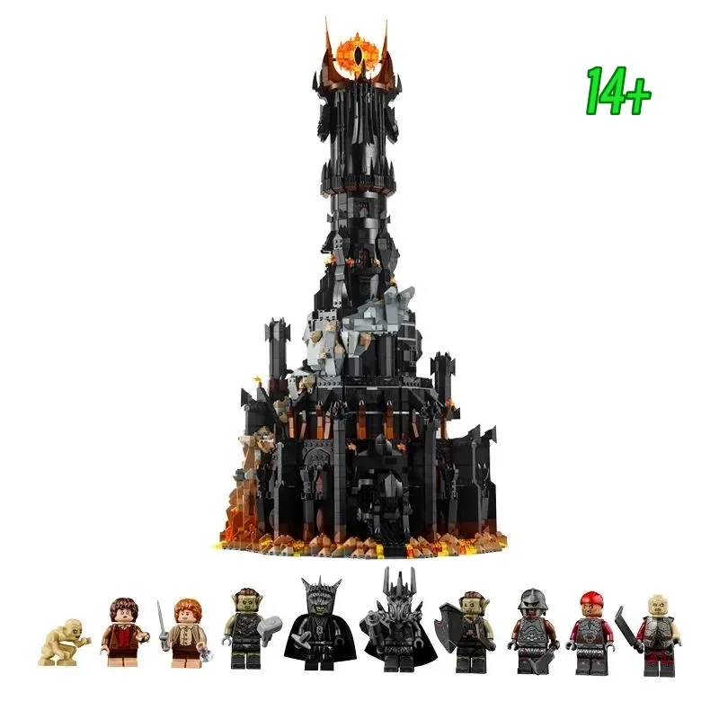 

Disney 10333 2026 NEW Building Blocks 5471PCS Black Tower Dark Model The Eye of Sauron Bricks Adult Birthday Christmas Gifts