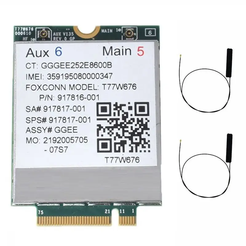 Carte Réseau Wi-Fi Intel 9560NGW (01AX770) pour HP EliteBook 840 G8