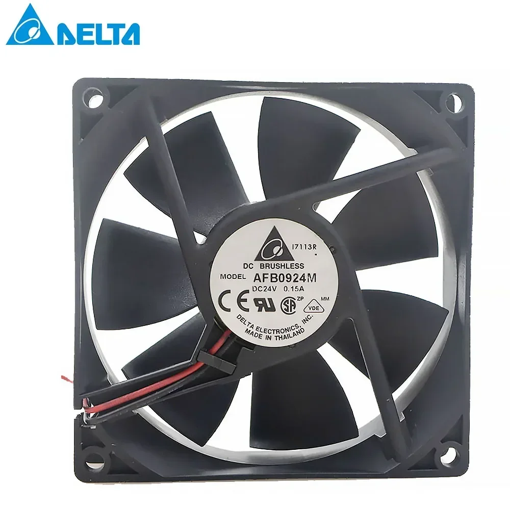 

+Новинка 9 см для Delta AFB0924M 9025, двойной шар 92x92x25 мм, 24 В постоянного тока, 0,15 А, тихий инверторный источник питания, охлаждающий вентилятор, 2 шт.