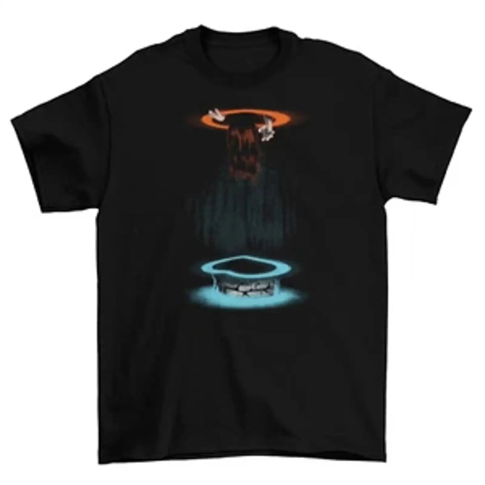 Portal The Ring T Shirt Cotton Sizes Funny Adult Valve Halloween Game New vintage Washed designer clothes Stylish Comfortable