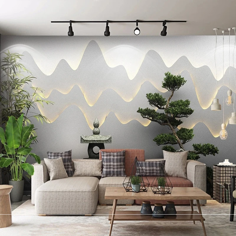 Custom Photo Wallpaper 3D Green Garden Landscape Murals Living Room TV Sofa Bedroom Home Decor Wall Painting Papel De Parede 3 D