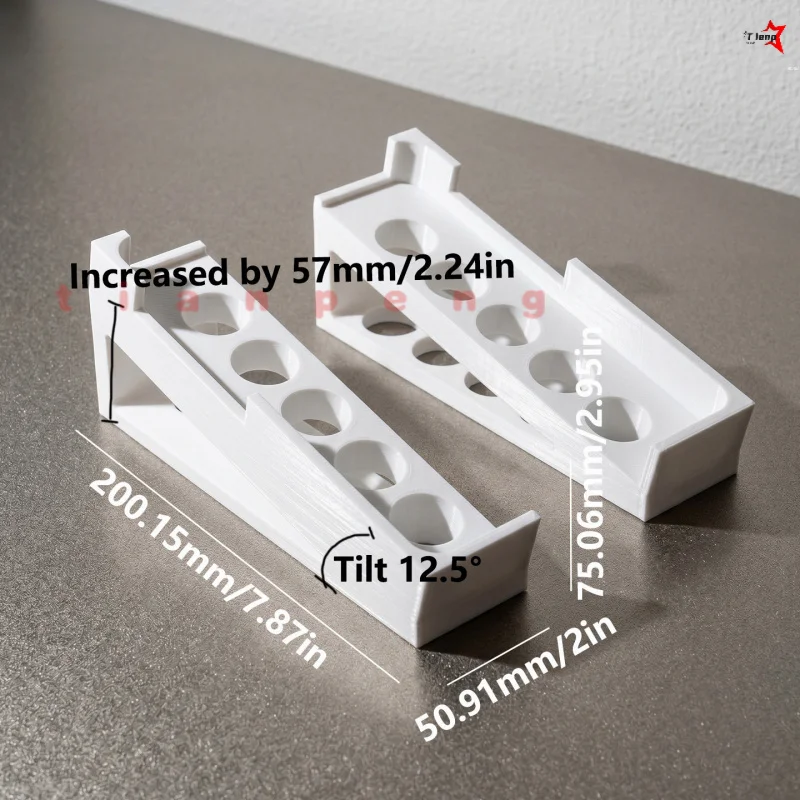 WYORESY For Neural DSP Quad Cortex Ergonomic Tilt Riser Stand Anti-Slip Desktop Multi-Effect Pedal Elevated Base Studio Accessor