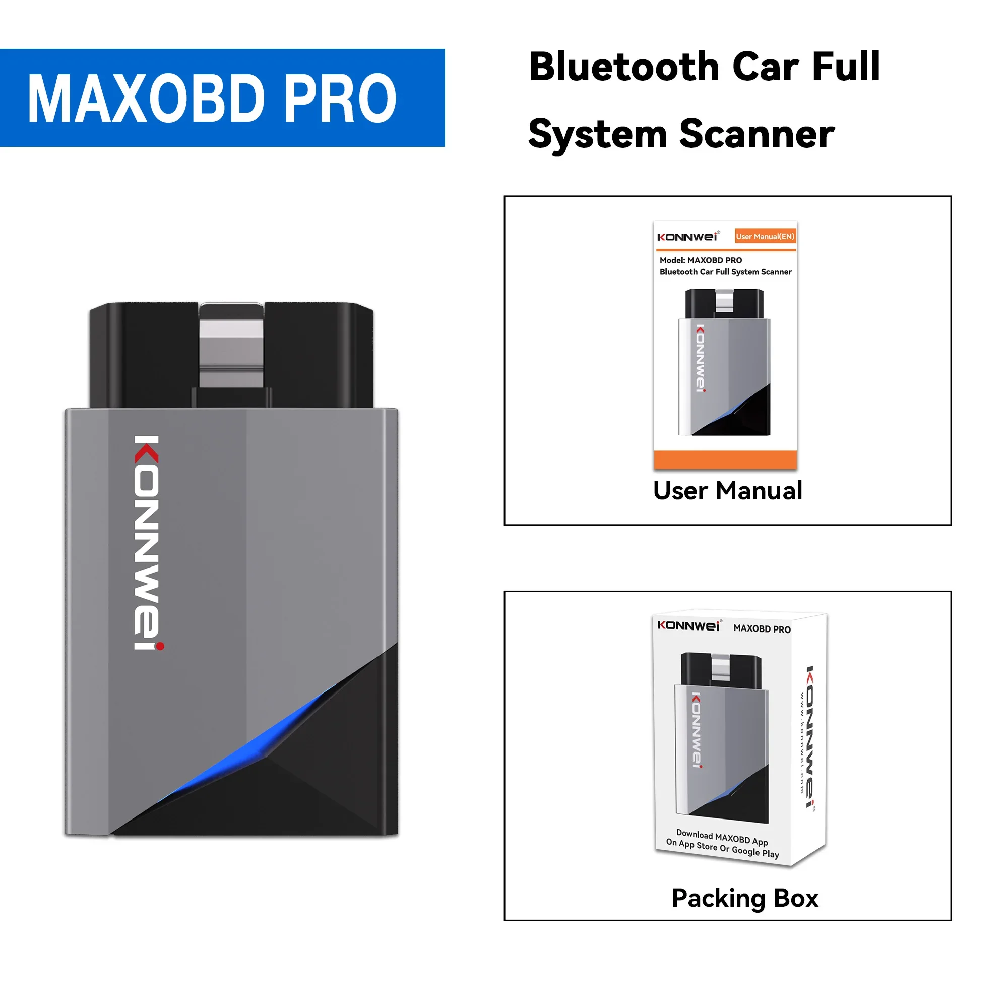 2026 KONNWEI MAXOBD Pro Bluetooth 5.2 Auto OBD2 Diagnosegerät Vollsystem-Scanner Öl-Reset ABS DPF EPB SAS SRS Funktion CarDIY – Detail 15