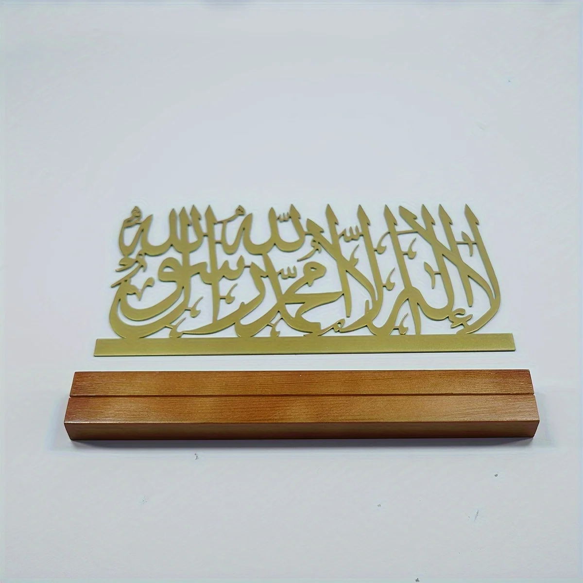 1pc Metal Ornaments Muslim Eid Decoration Islamic Crafts Wrought Iron Tabletop Atmosphere Ornaments Ramadan Home Decorations