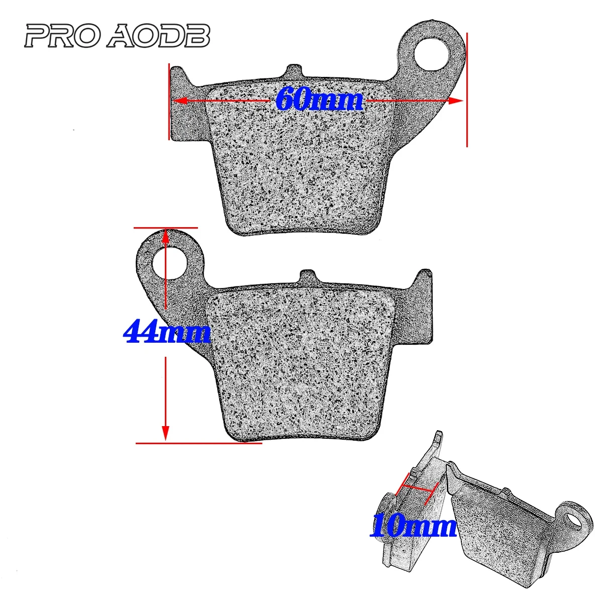 Motorcycle Accessories Front And Rear Brake Pads SHINERAY Enduro Dirt Pit Bike For KAYO T4 T6 K6 MX6 X2 XY250GY-2A ZUUMAV S7